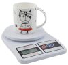 Digitális konyhai mérleg - nagy kijelzővel, automatikus kikapcsolás funkcióval , 1g-5kg (BBL)