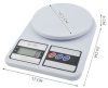 Digitális konyhai mérleg - nagy kijelzővel, automatikus kikapcsolás funkcióval , 1g-5kg (BBL)