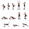Fitness egyensúlyozó deszka - feszesíti a hasfal- és a lábizmokat 