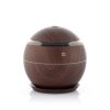 Gömb alakú ultrahangos aroma diffúzor sötétbarna színben LED világítással - 130 ml (BBV)