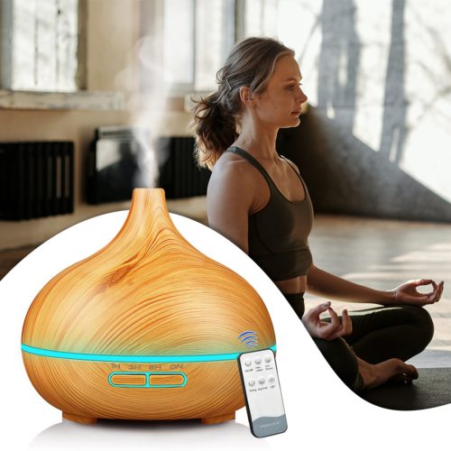 BIG1 Fahatású aromaterápiás párologtató / ultrahangos párásító 400ML 