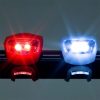 2 db-os LED-es kerékpár lámpa szett szilikon borítással 