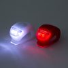 2 db-os LED-es kerékpár lámpa szett szilikon borítással 