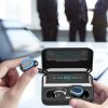 F9 TWS vezeték nélküli Bluetooth fülhallgató akkus töltődobozzal 