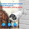 CH22-60 komplett Wifi-s biztonsági rendszer 4db 4k felbontású, kültéri kamerával, AI humán detektorral és e-mail értesítésekkel 