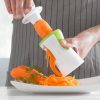 Zöldség spagetti készítő diétázóknak - kézi zöldségszeletelő az egészséges életmódért - egyszerűen használható, biztonságos és könnyen tisztítható 