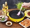 Yonsa tapadásmentes, könnyen tisztítható és hordozható elektromos serpenyő - 450 W, 22 cm 
