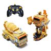 Robottá alakuló betonkeverő – akkus, távirányítós, zenélő és villogó munkagép transformers - 40 cm 