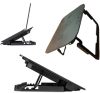 Dönthető laptop tartó állvány ventilátorral 