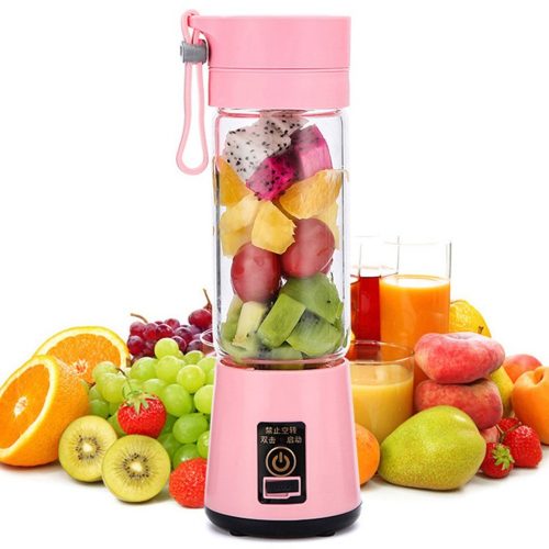 USB smoothie készítő - hordozható, akkumulátoros - 380ml 