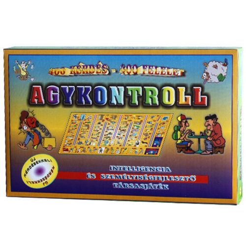 Agykontroll társasjáték - intelligencia és személyiségfejlesztő játék 