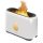 Flame aroma diffúzor valósághű láng effekttel és csepp alakú bekapcsoló gombbal - 240 ml , USB 