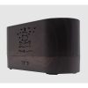 Láng hatású Flame aroma diffúzor és párásító -180 ml , USB, sötétbarna 