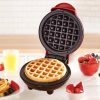 Retro mini gofri sütő tapadásmentes bevonattal, jelzőfénnyel, 350W - 11cm átmérő (BBM) (BBV)