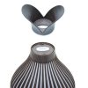 TULIP fahatású LED-es aroma diffúzor, színváltós aroma párologtató 500ml -sötétbarna 